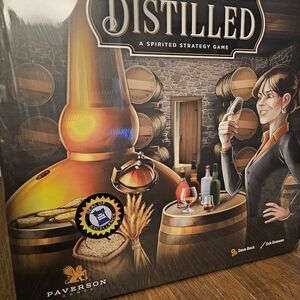 Distilled Strategy Game - Black and Brown